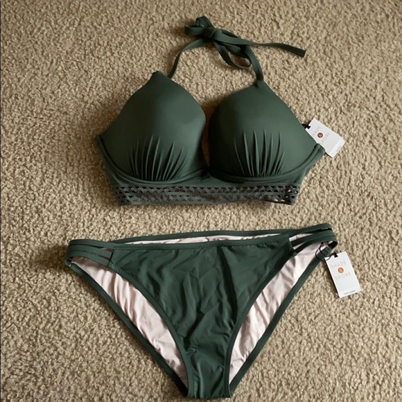 NWT Green Bikini - Picture 2 of 4